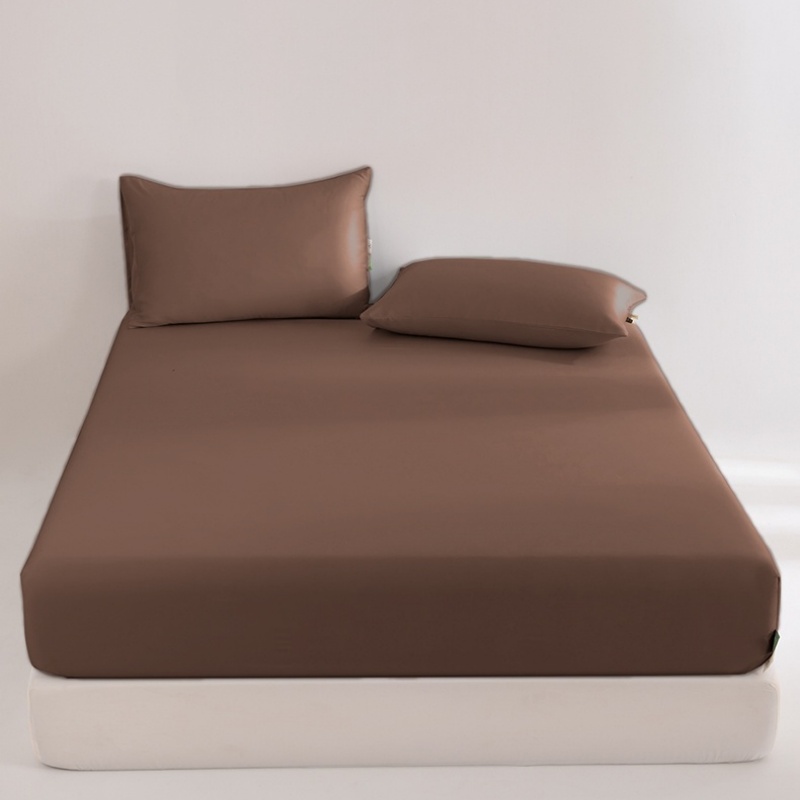 Fitted Bed Sheets Deep Pocket - Sprei Fitted 100% Eucalyptus Lyocell Penutup