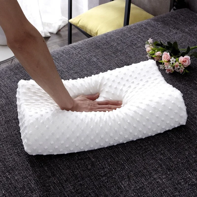Memory Foam Orthopedic Pillow Neck Pain - Bantal Katun Memori untuk Tidur Bantal