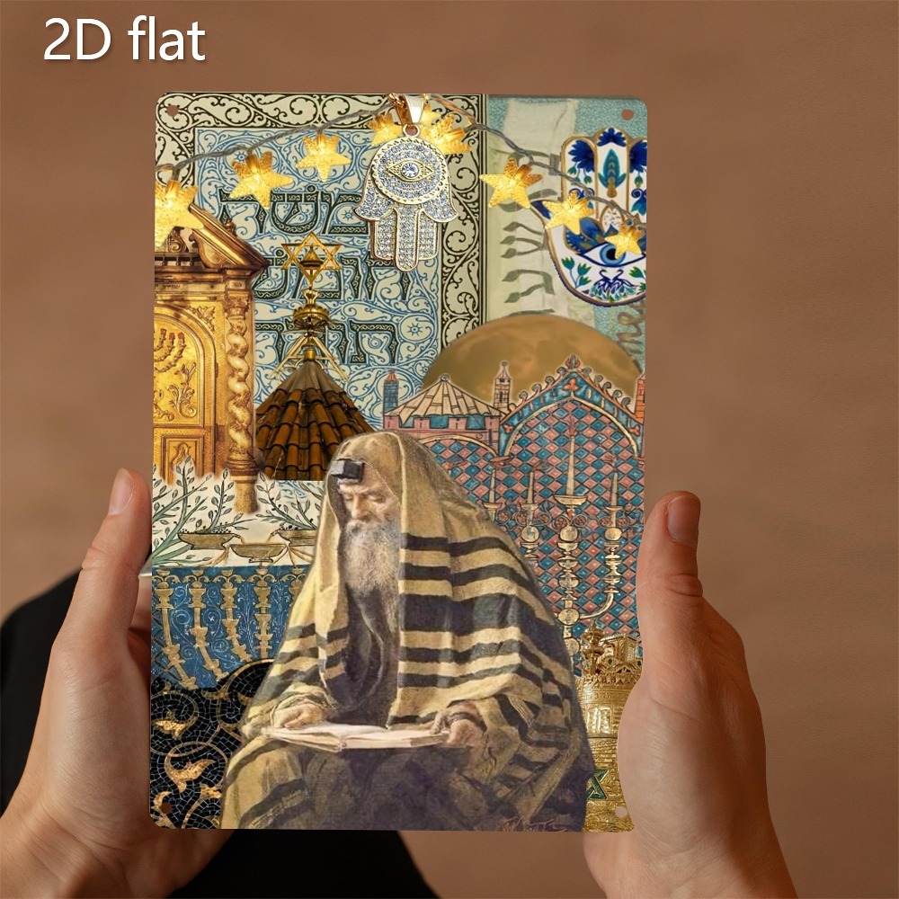 Home Decor - CIFBUY Seni Dinding Aluminium Vintage Gambar