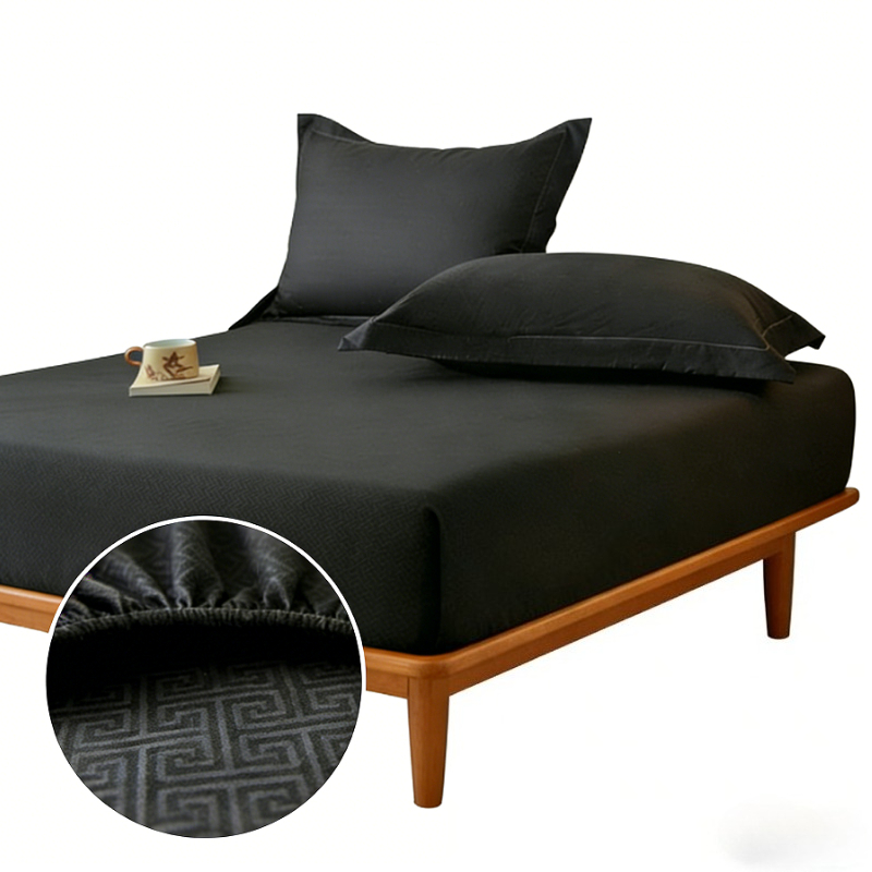 Fitted Bed Sheets Deep Pocket - Pelindung Kasur Ukuran Queen King Antibakteri