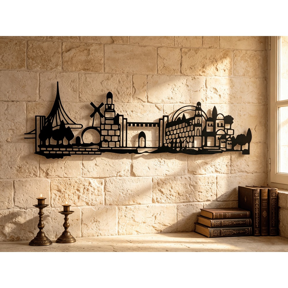 Home Decor - CIFBUY Seni Dinding Logam Dekorasi Siluet