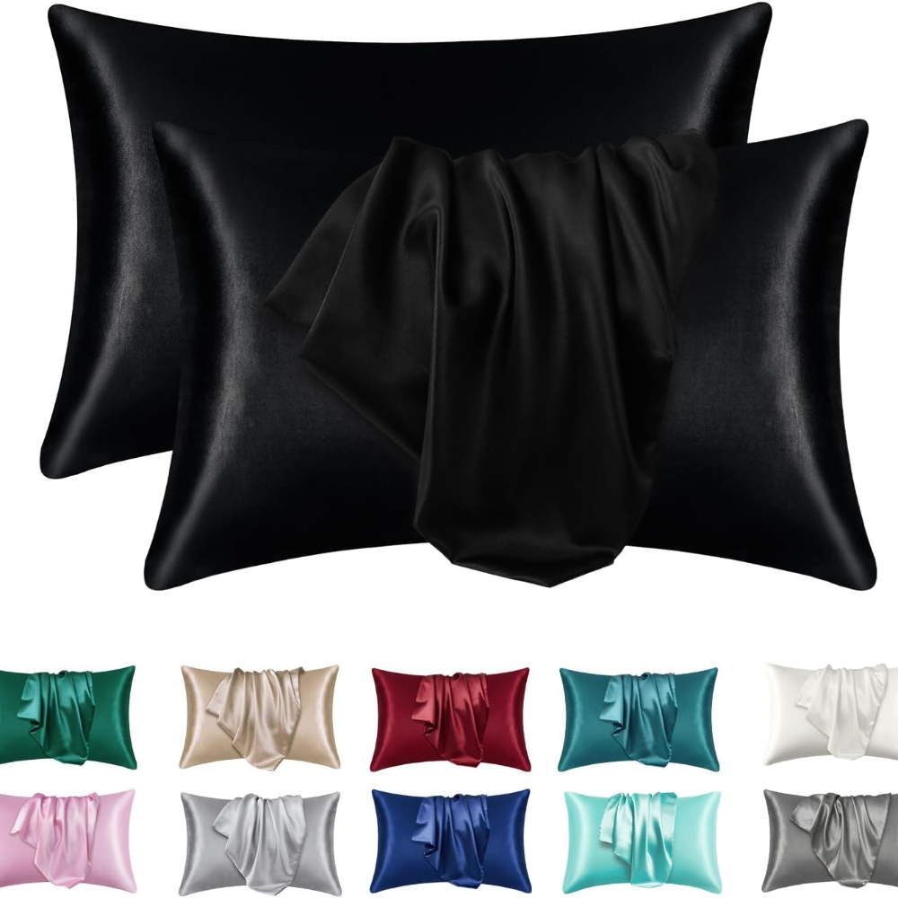 Satin Silk Pillowcase Hair Skin - 1/2 Buah Sarung Bantal Sutra Satin
