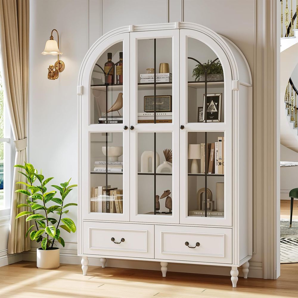 Kitchen - Lemari dapur berbentuk lengkung setinggi 70,8