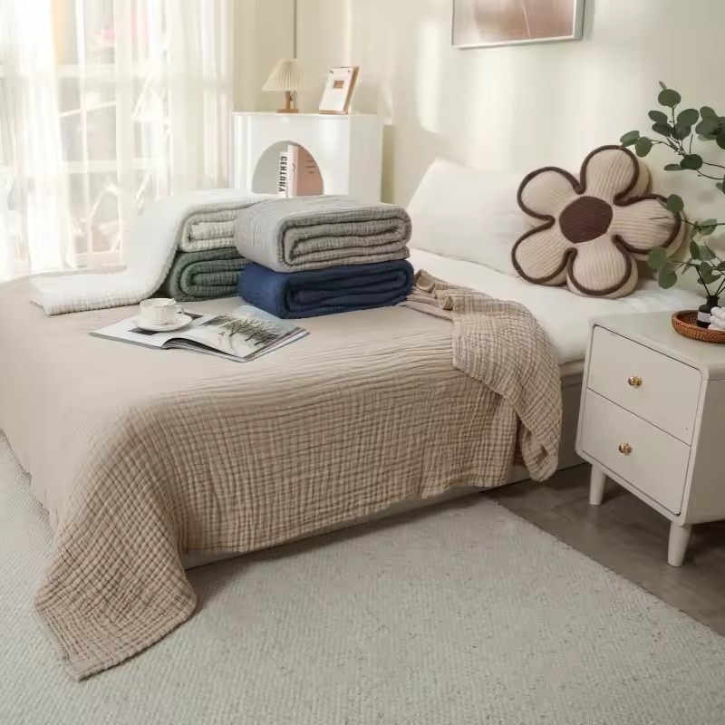 Muslin Cotton Bedspread - Selimut Muslin Katun 6 Lapis, Selimut