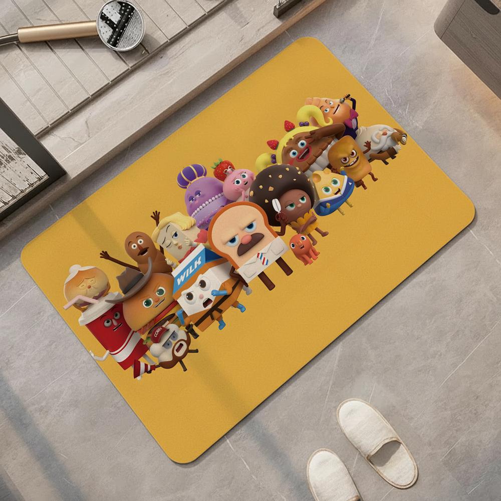 Quick Dry Diatomite Bath Mat - Keset Lantai Kartun B-Bread B-Barbershop, Keset