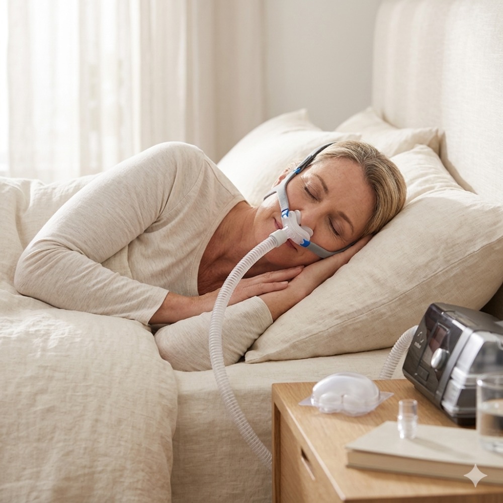 Anti Snore Contour Pillow - Kit Masker CPAP Nasal Pillow Pengganti