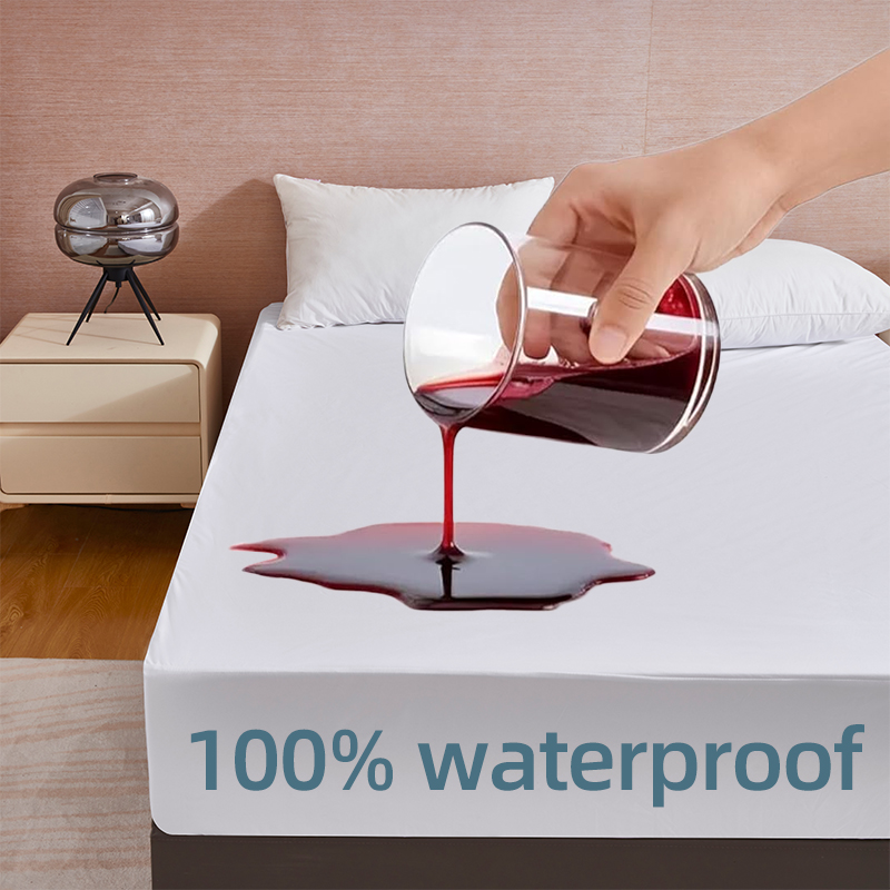 Waterproof Mattress Protector Breathable - Pelindung Kasur Anti Air Queen, Penutup