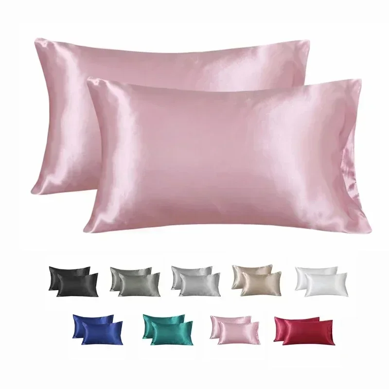 Satin Silk Pillowcase Hair Skin - Sarung Bantal Sutra 100% Sarung Bantal