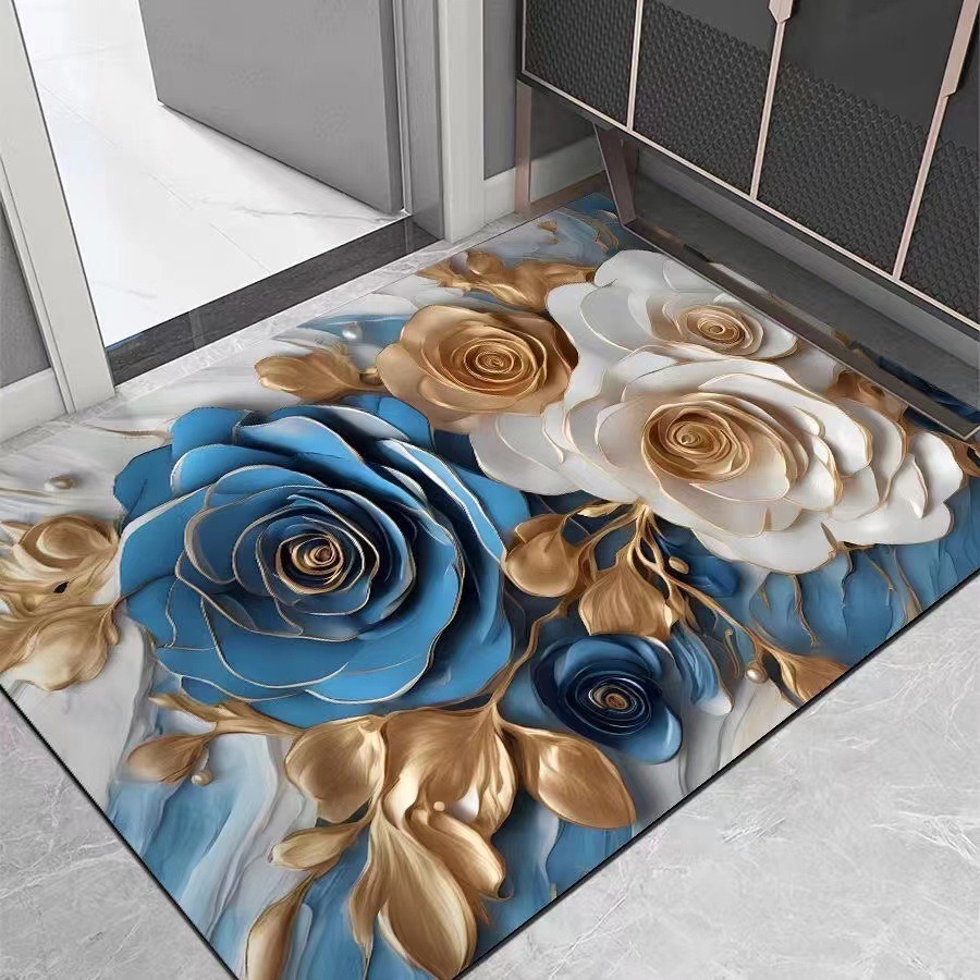 Quick Dry Diatomite Bath Mat - VIKAMA Keset Diatomite Super Serap, Keset