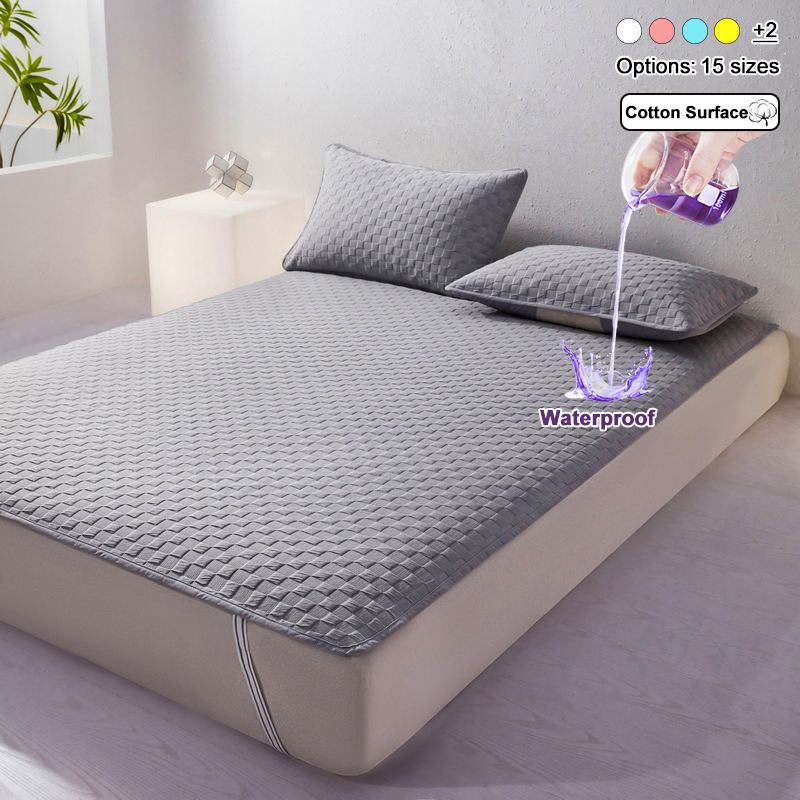 Waterproof Mattress Protector Breathable - Pelindung Kasur Anti Air dengan 4