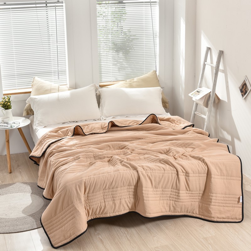 Cooling Blanket Hot Sleepers - Selimut Musim Panas Tipis Warna Solid,