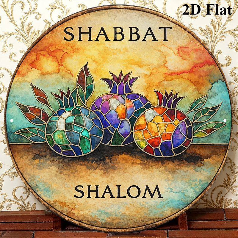 Home Decor - CIFBUY Hiasan Dinding Aluminium Vintage Tahan