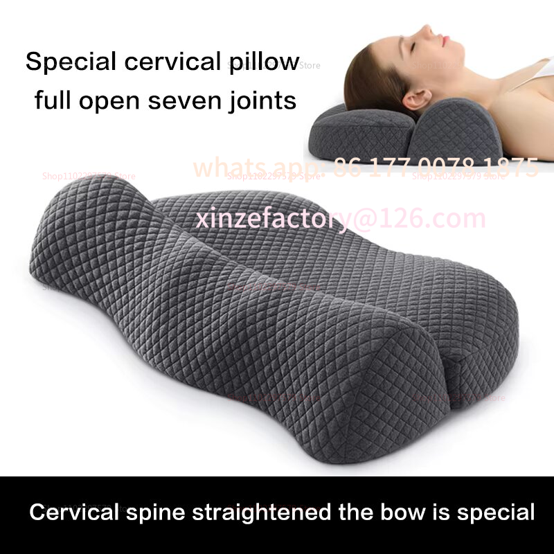 Memory Foam Orthopedic Pillow Neck Pain - Bantal Kontur Busa Memori Servikal 2025