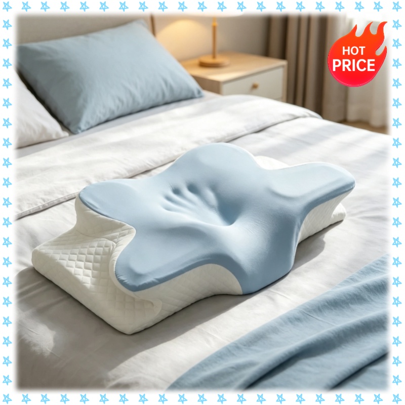 Memory Foam Orthopedic Pillow Neck Pain - Bantal Tidur Cervical Memory Foam yang