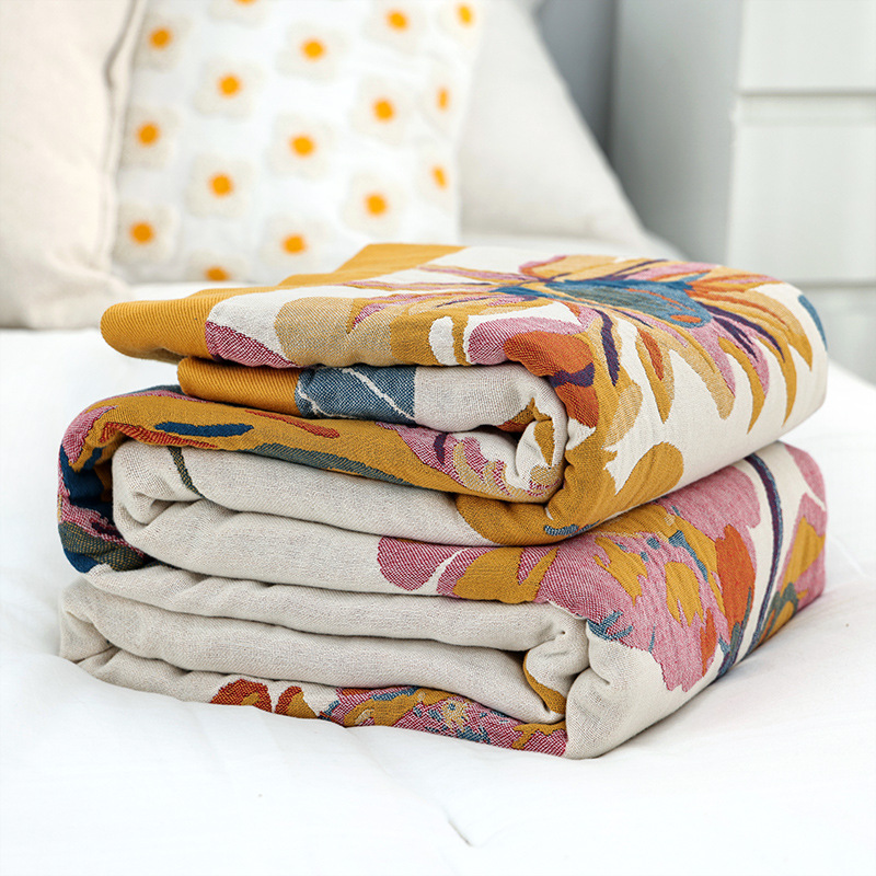 Muslin Cotton Bedspread - Selimut katun sederhana, seprai Sofa kain