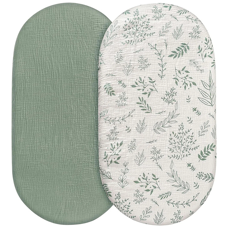 Muslin Cotton Bedspread - Lembar Keranjang Muslin untuk Bayi Perempuan