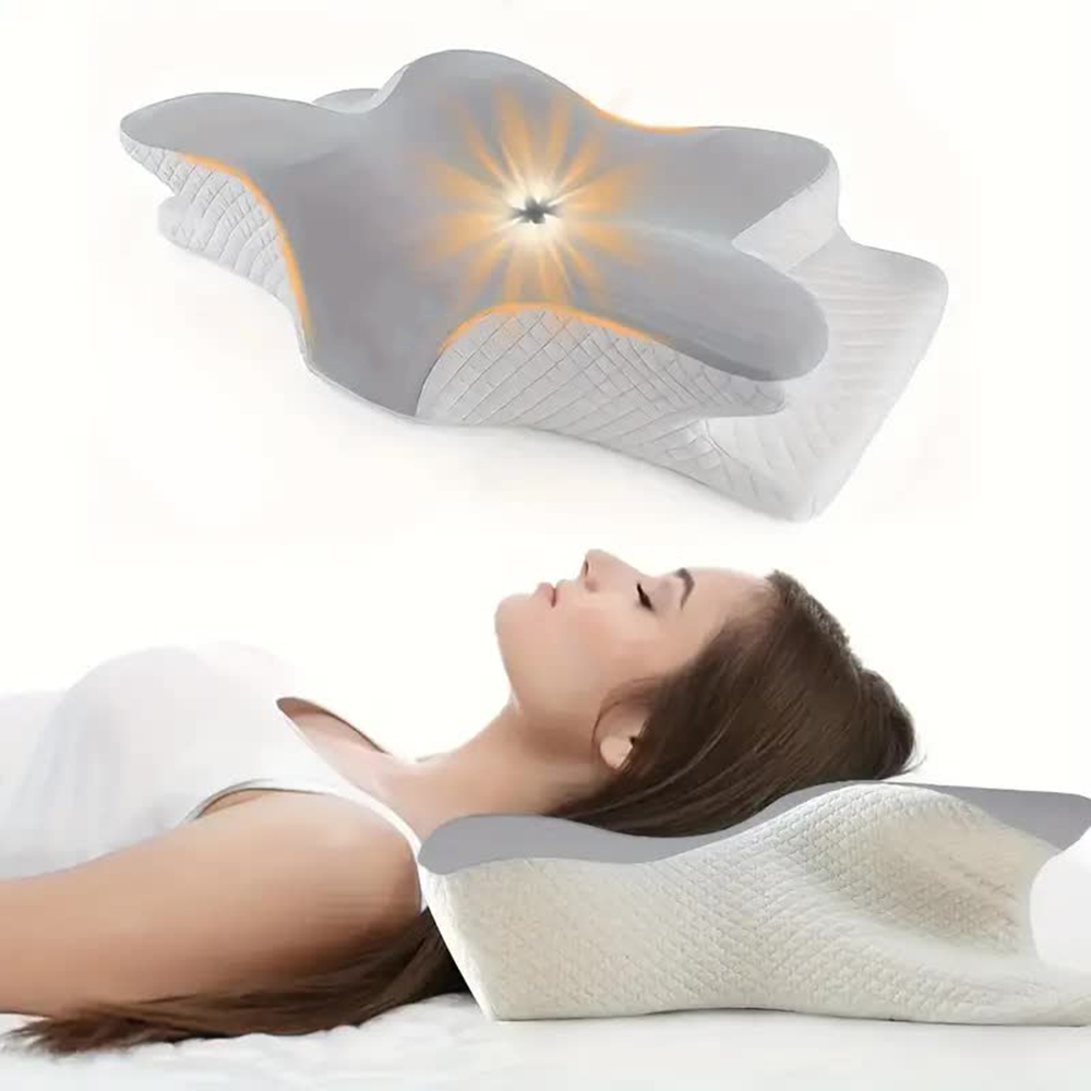 Memory Foam Orthopedic Pillow Neck Pain - Bantal busa memori berbentuk kupu-kupu santai