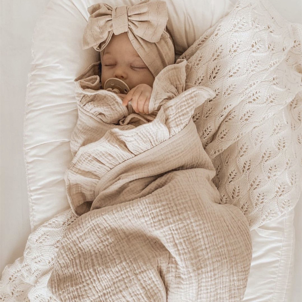 Muslin Cotton Bedspread - INS Selimut Bedung Bayi Kain Kasa