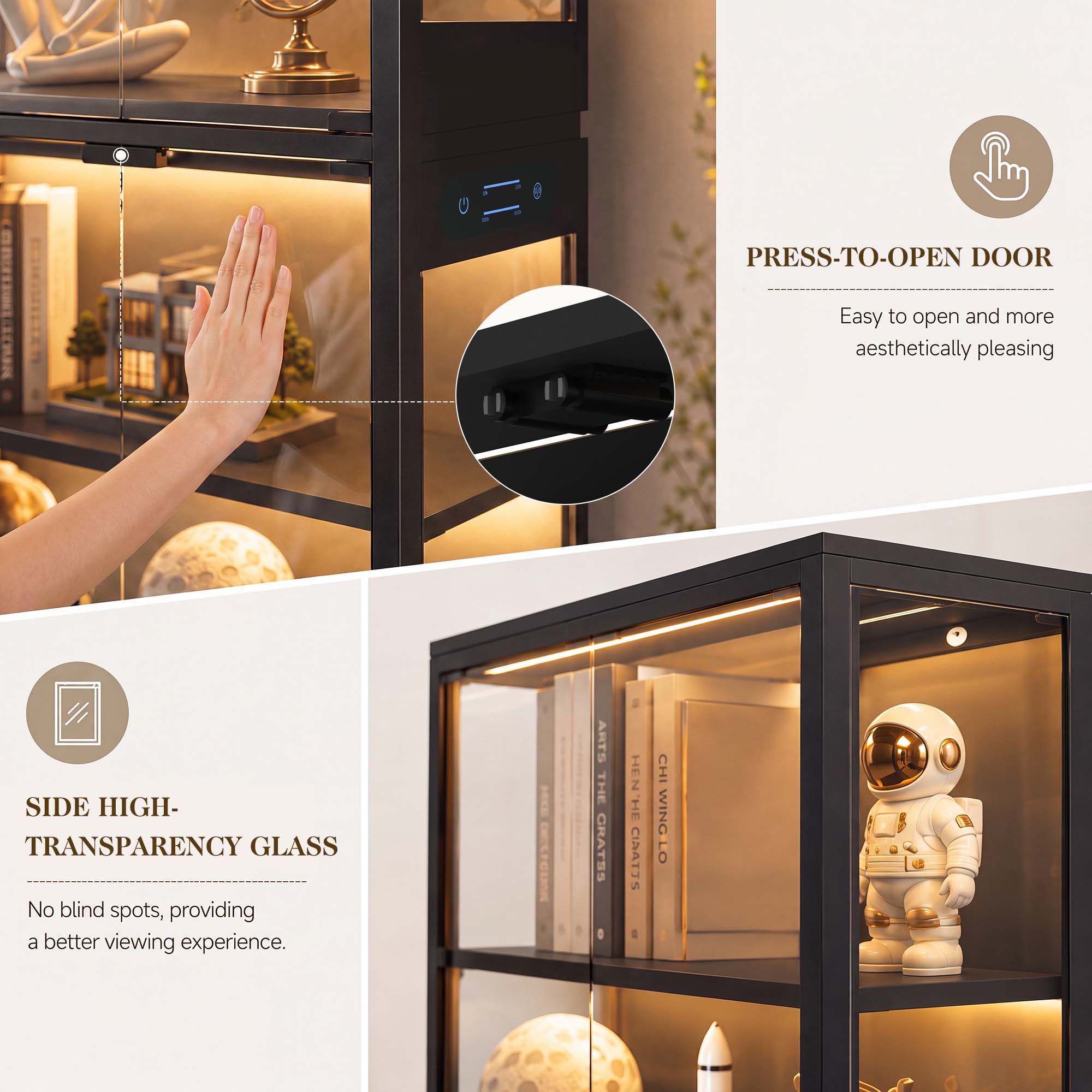 TCGBKAF Lemari Pajangan 5 Ting - Storage & Organization ulasan dan harga
