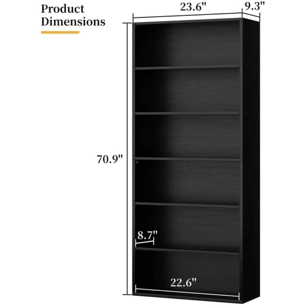 Rak Buku Terbuka 6 Tingkat, Ti - Storage & Organization ulasan dan harga