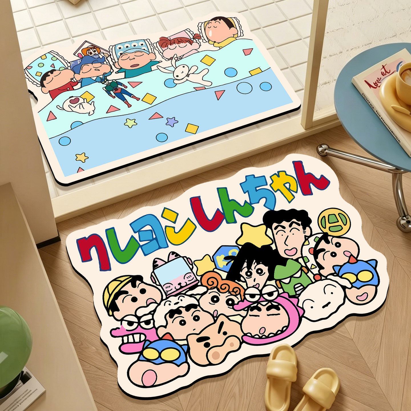 Keset Kamar Mandi Crayon Shin- - Quick Dry Diatomite Bath Mat ulasan dan harga
