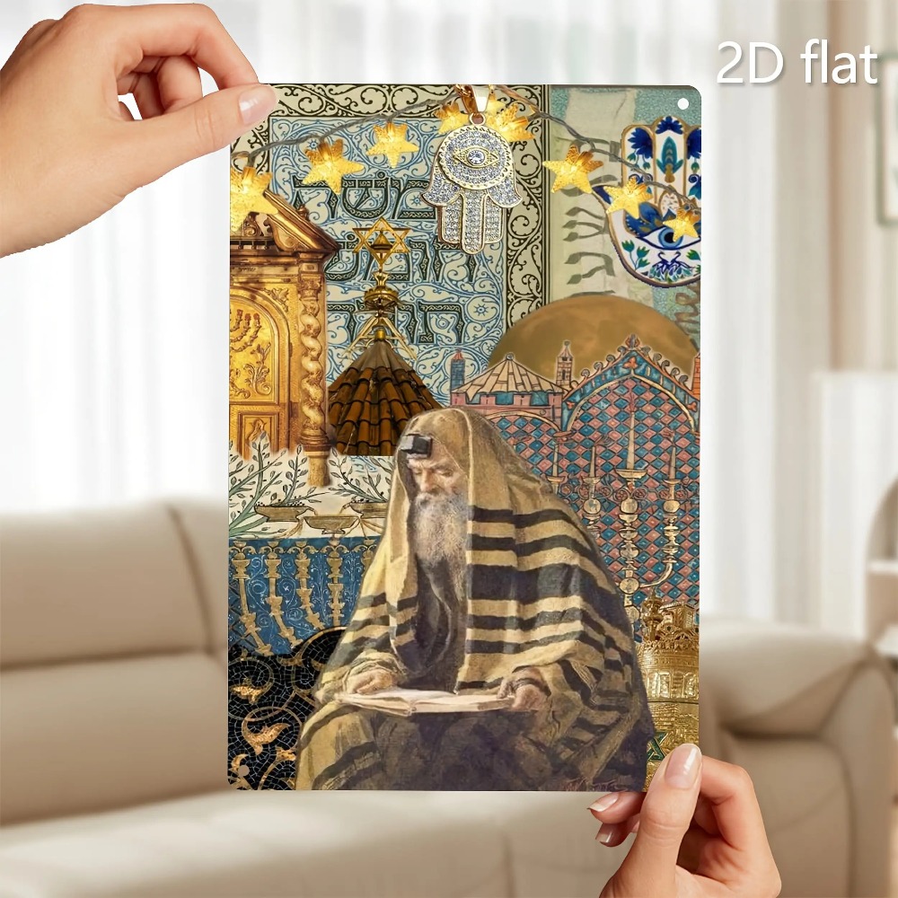 CIFBUY Seni Dinding Aluminium  - Home Decor ulasan dan harga