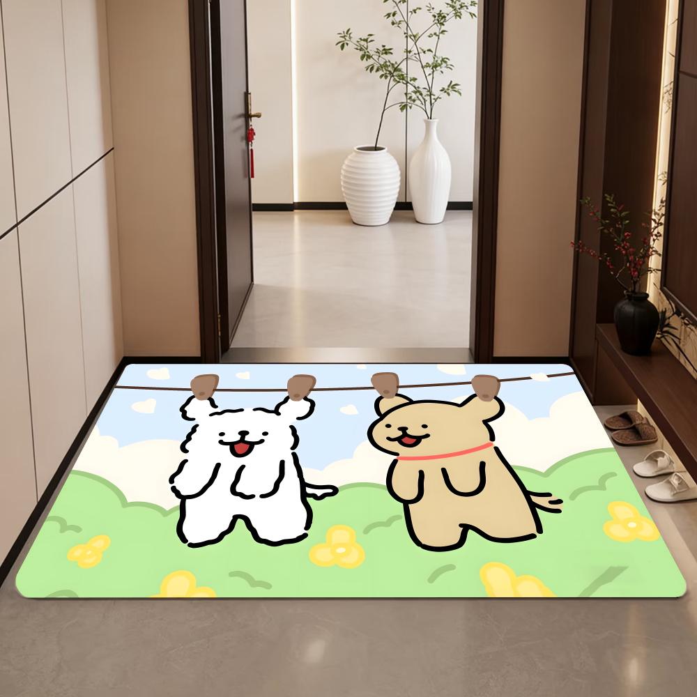 Anime L-LINE FRIENDS Keset Lan - Quick Dry Diatomite Bath Mat ulasan dan harga