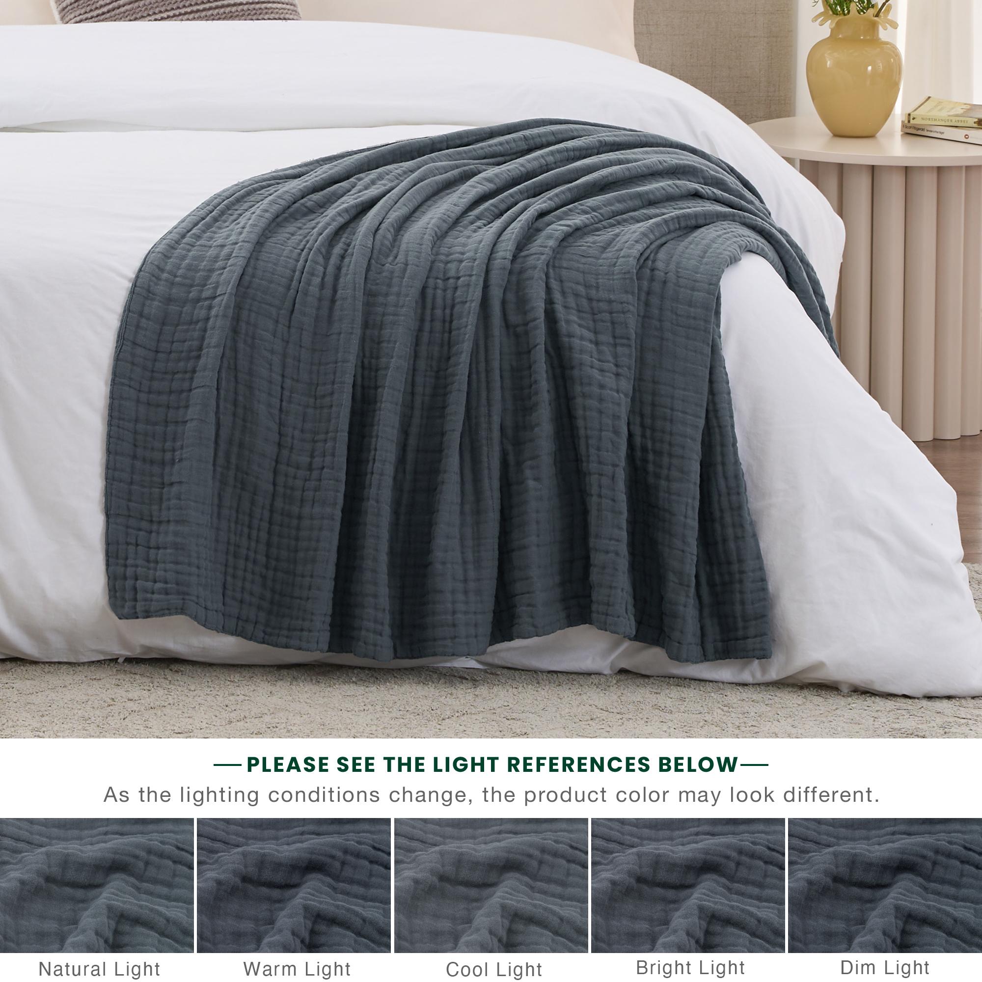 Selimut Muslin 6-Layer 100% Ka - Muslin Cotton Bedspread ulasan dan harga