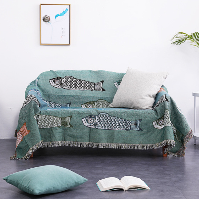 Tekstil Kota Ins Modern Sederh - Boho Throw Blanket Fringe ulasan dan harga