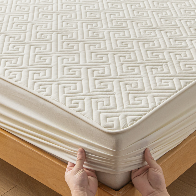 1Pc Sarung Kasur Anti Air Moti - Waterproof Mattress Protector Breathable ulasan dan harga
