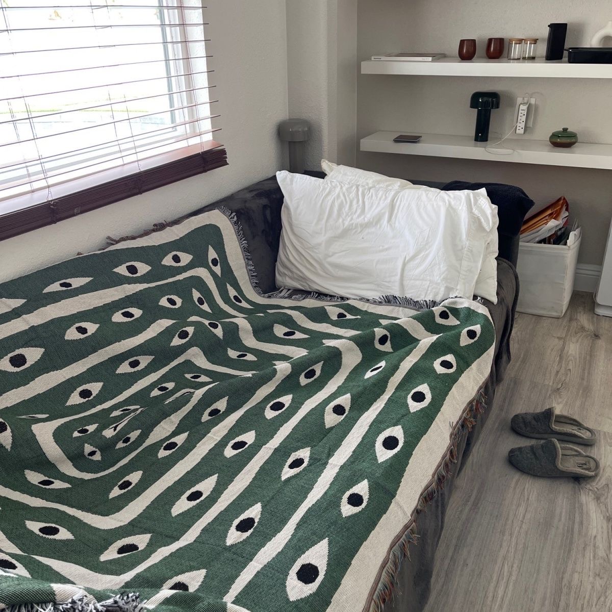 Tekstil Kota Ins Mata Ular Sel - Boho Throw Blanket Fringe ulasan dan harga
