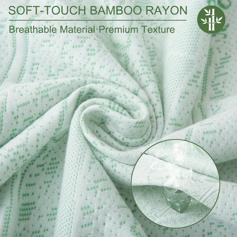 1 Buah Pelindung Kasur Bambu,  - Waterproof Mattress Protector Breathable ulasan dan harga