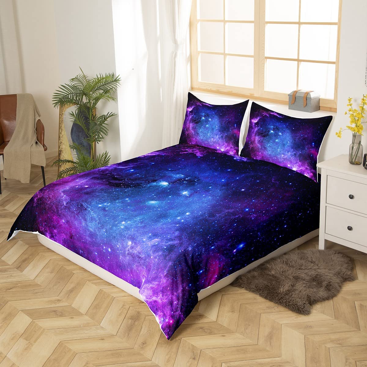 Set Penutup Selimut Galaksi un - Duvet Cover Sets With Zipper ulasan dan harga