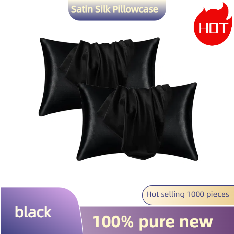 1/2 Buah Sarung Bantal Sutra S - Satin Silk Pillowcase Hair Skin ulasan dan harga
