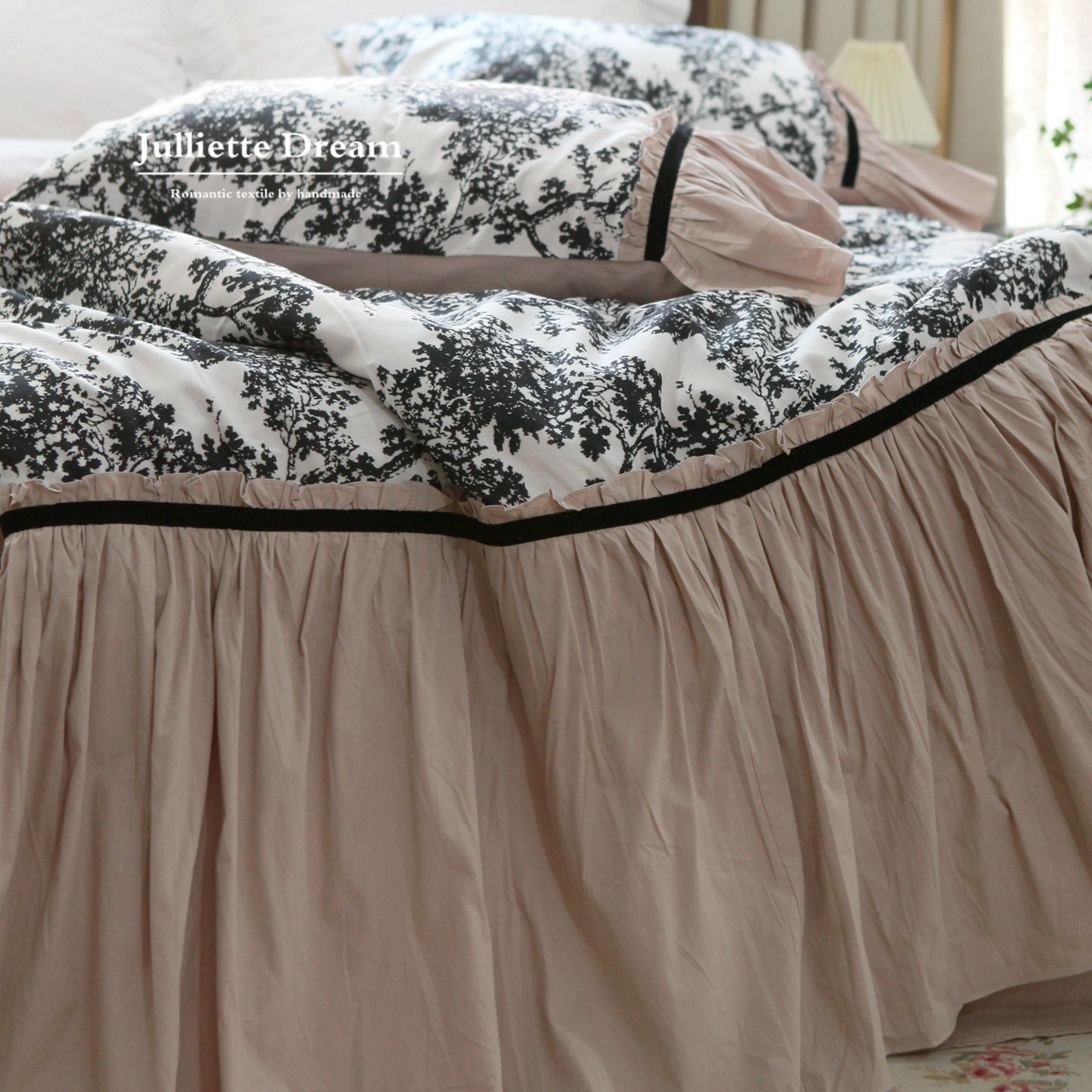 Set Sprei Gaya Putri Prancis C - Aesthetic Floral Duvet Cover ulasan dan harga