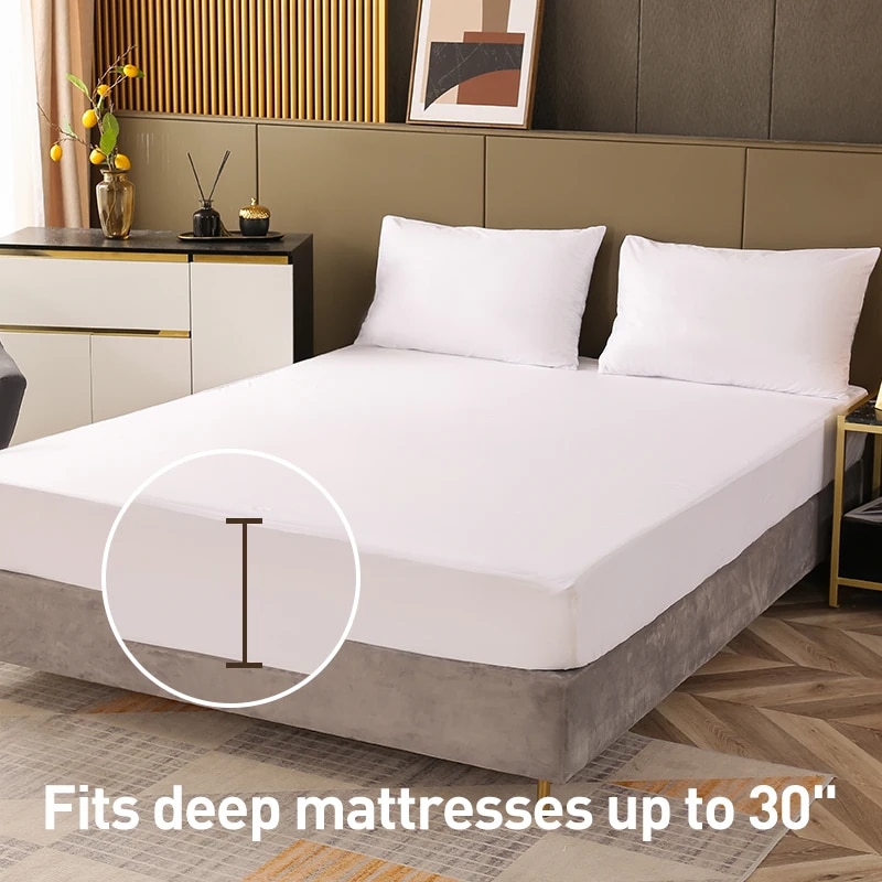 Pelindung kasur anti air, peli - Waterproof Mattress Protector Breathable ulasan dan harga