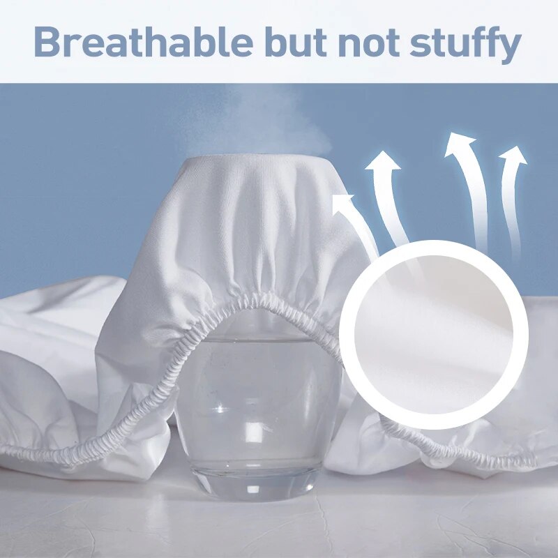 Pelindung kasur anti air, peli - Waterproof Mattress Protector Breathable ulasan dan harga