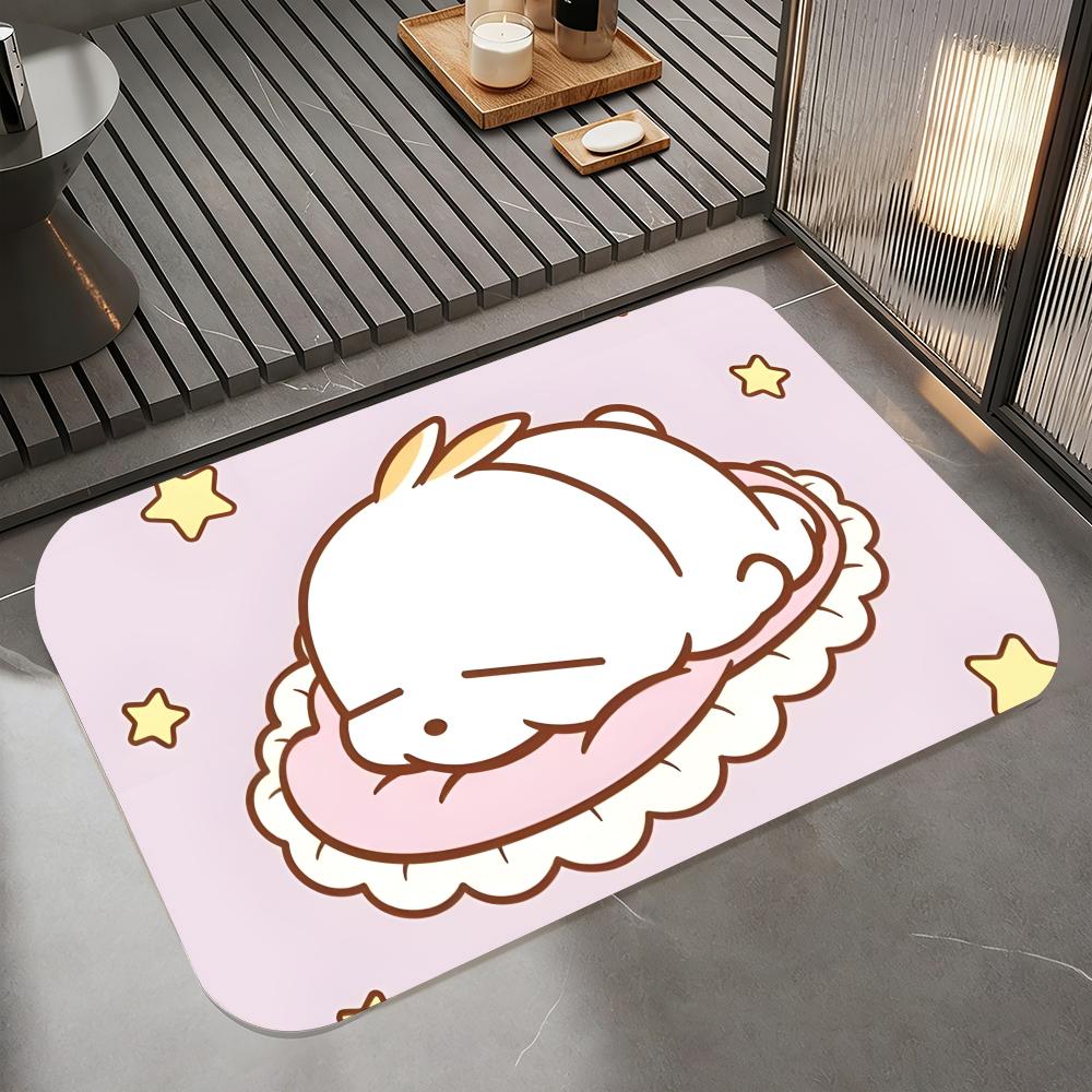 Kartun-M-MashiMaro Keset Lanta - Quick Dry Diatomite Bath Mat ulasan dan harga