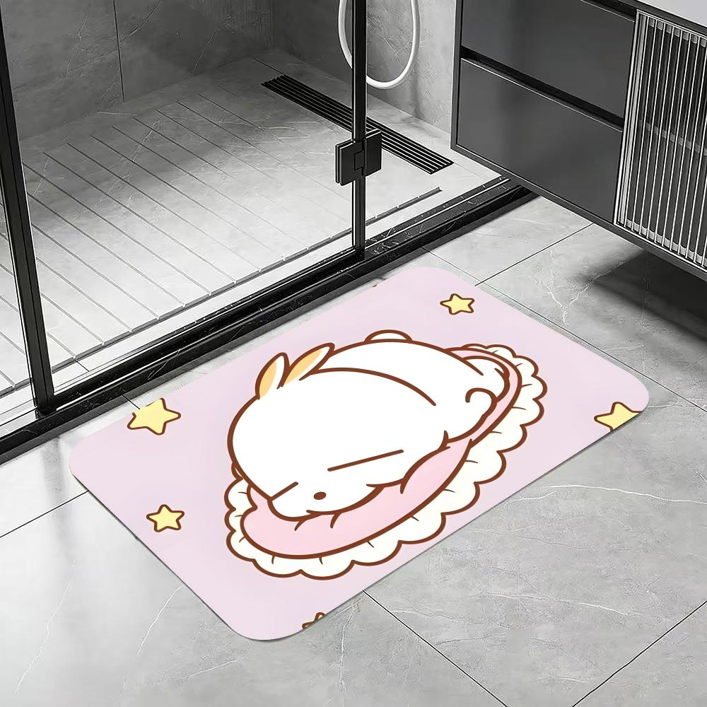 Kartun-M-MashiMaro Keset Lanta - Quick Dry Diatomite Bath Mat ulasan dan harga