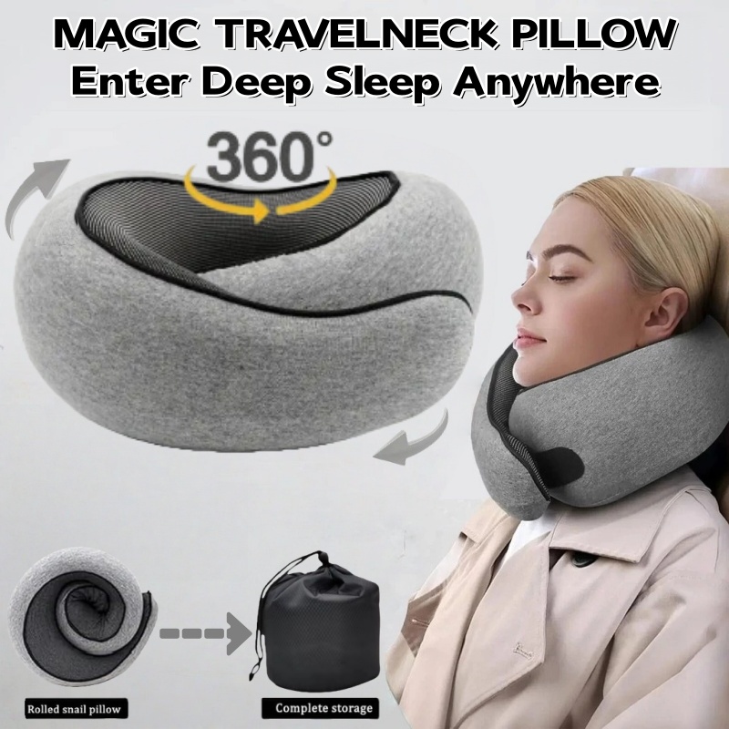Bantal Perjalanan Portabel Ben - Anti Snore Contour Pillow ulasan dan harga