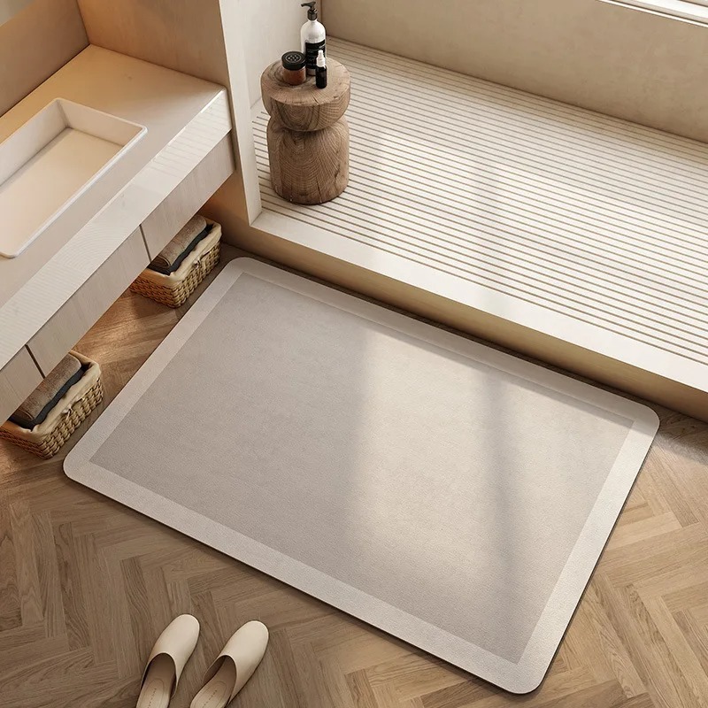 Keset Kamar Mandi Diatomite Su - Quick Dry Diatomite Bath Mat ulasan dan harga