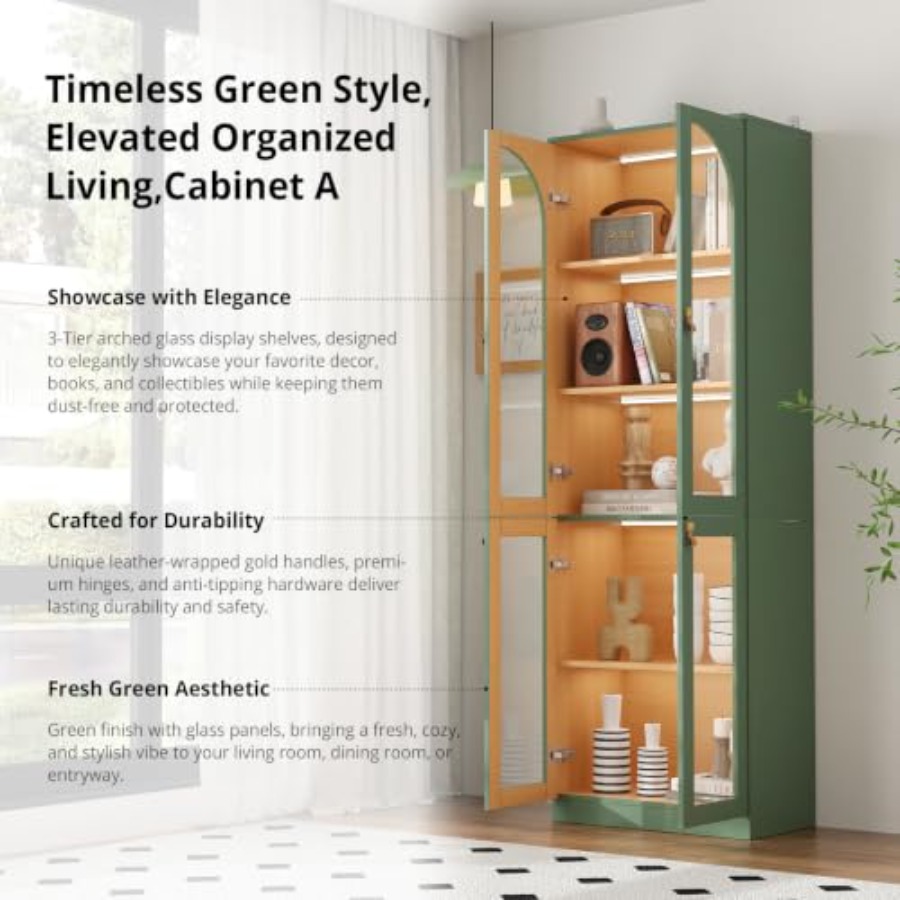 Lemari pajangan ruang tamu/kan - Storage & Organization ulasan dan harga