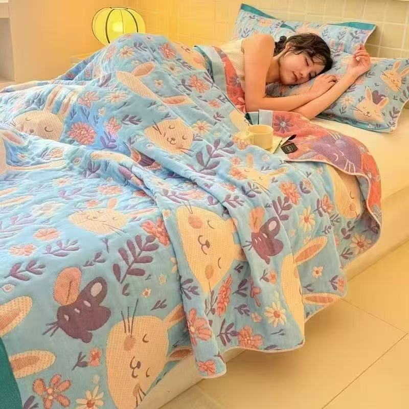 Selimut Muslin 6 Lapis Ukuran  - Muslin Cotton Bedspread ulasan dan harga