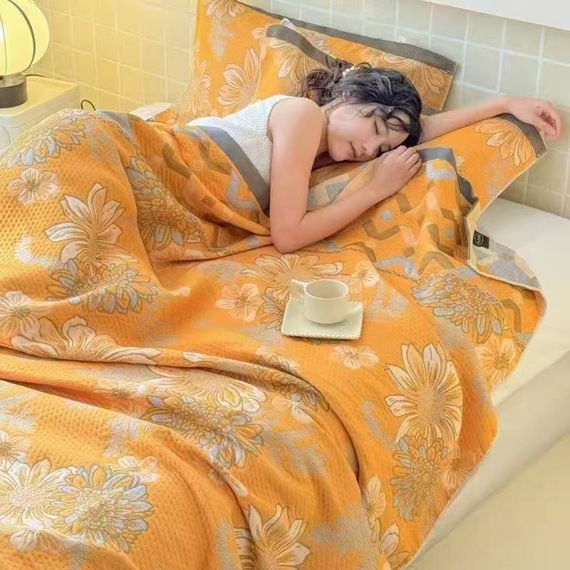 Selimut Muslin 6 Lapis Ukuran  - Muslin Cotton Bedspread ulasan dan harga
