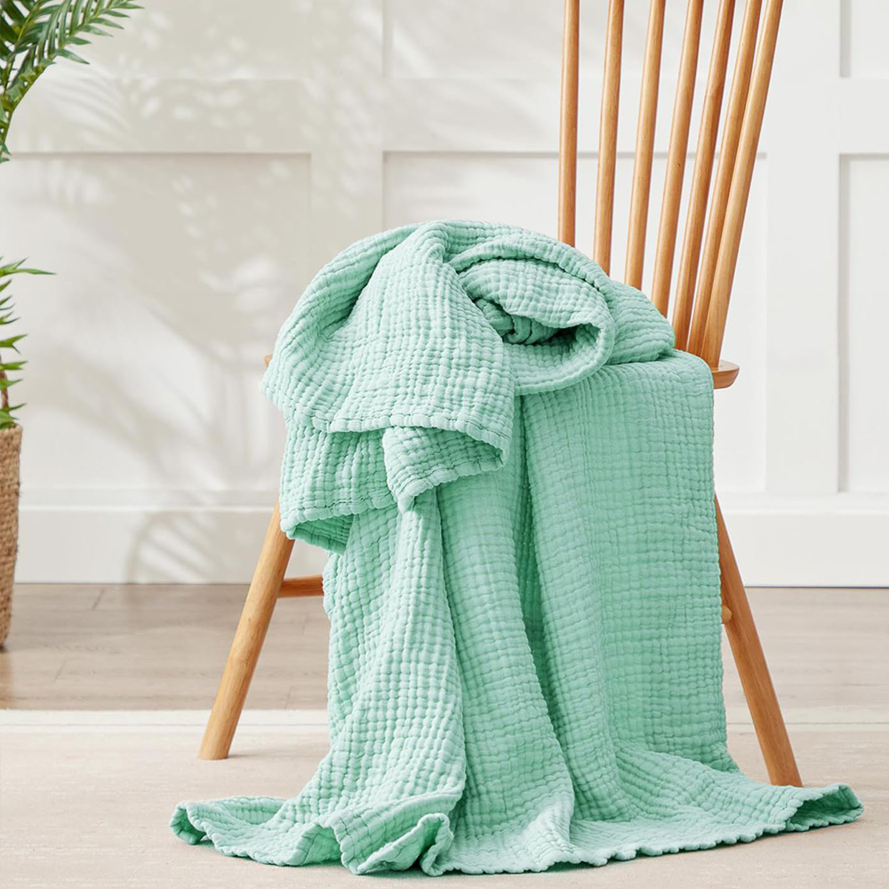 Selimut Muslin Katun 6 Lapis,  - Muslin Cotton Bedspread ulasan dan harga