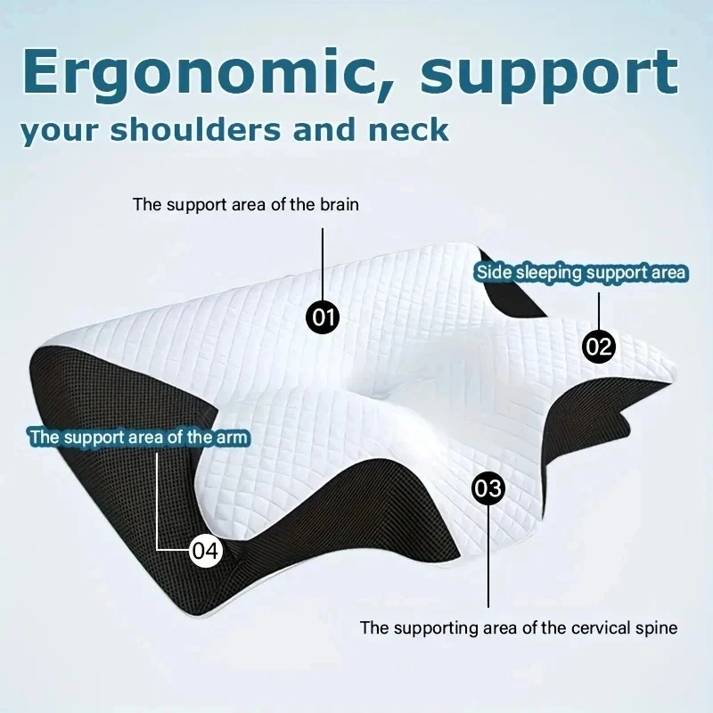 Bantal Leher Memory Foam untuk - Memory Foam Orthopedic Pillow Neck Pain ulasan dan harga