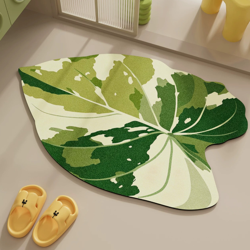 Keset Kamar Mandi Berbentuk Da - Quick Dry Diatomite Bath Mat ulasan dan harga