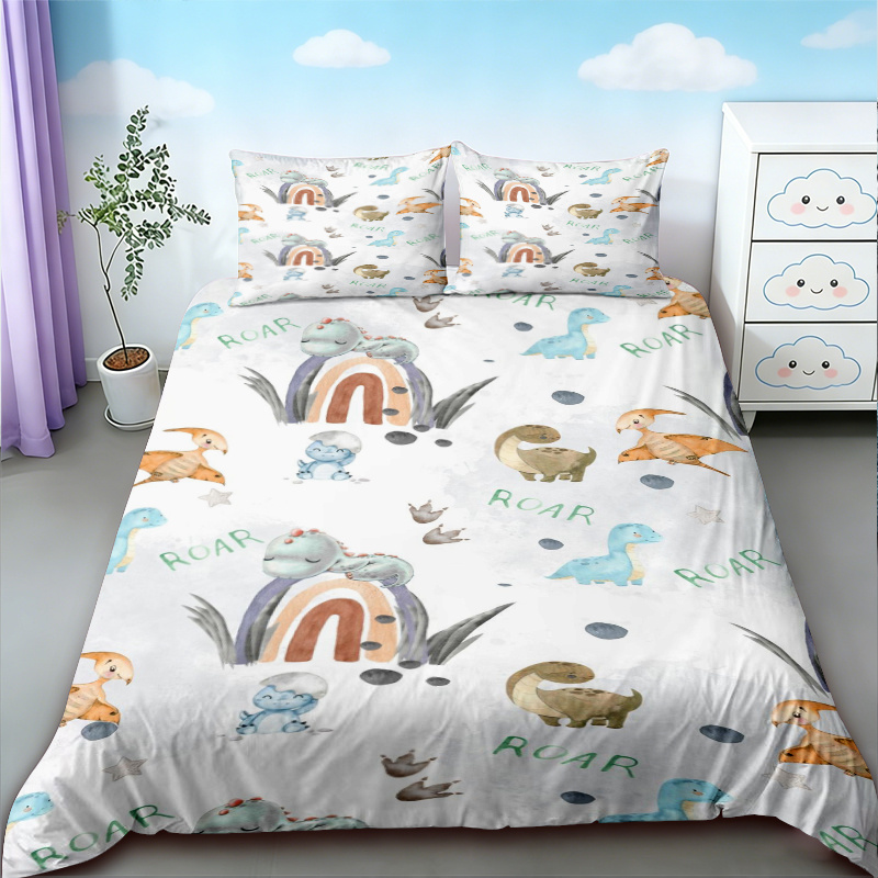 Selimut Motif Dinosaurus Lucu  - Bedding ulasan dan harga