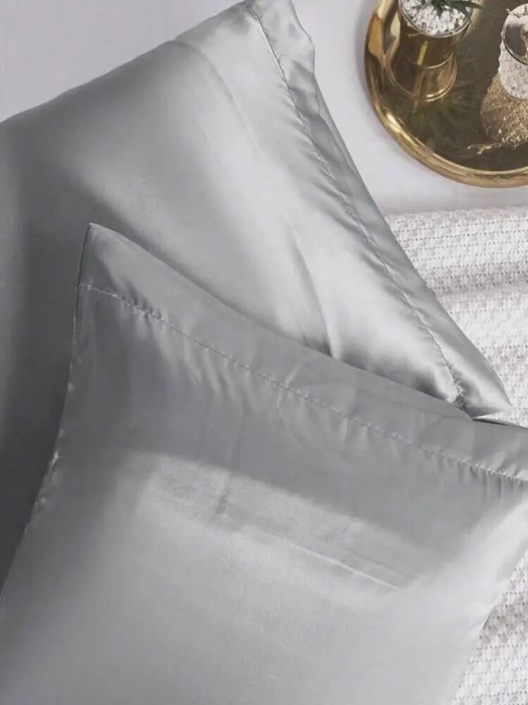 1 buah sarung bantal untuk ram - Satin Silk Pillowcase Hair Skin ulasan dan harga
