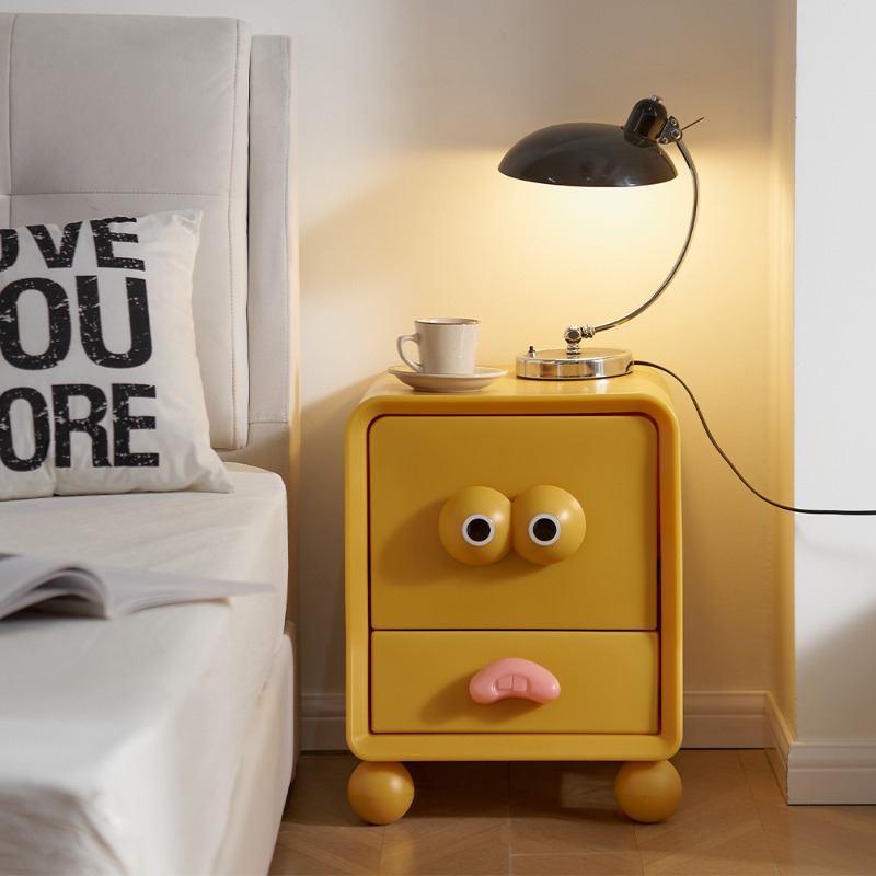 Meja samping tempat tidur krea - Storage & Organization ulasan dan harga